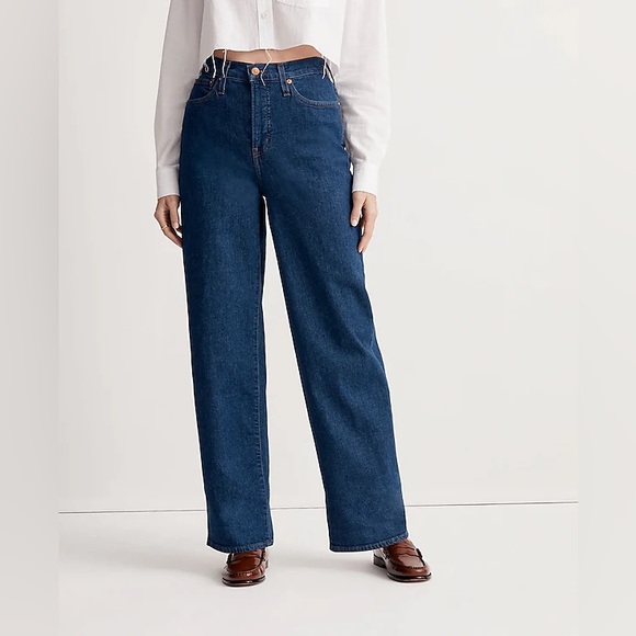 Madewell Perfect Vintage Wide Leg Jean in Fairdale wash - Picture 2 of 11